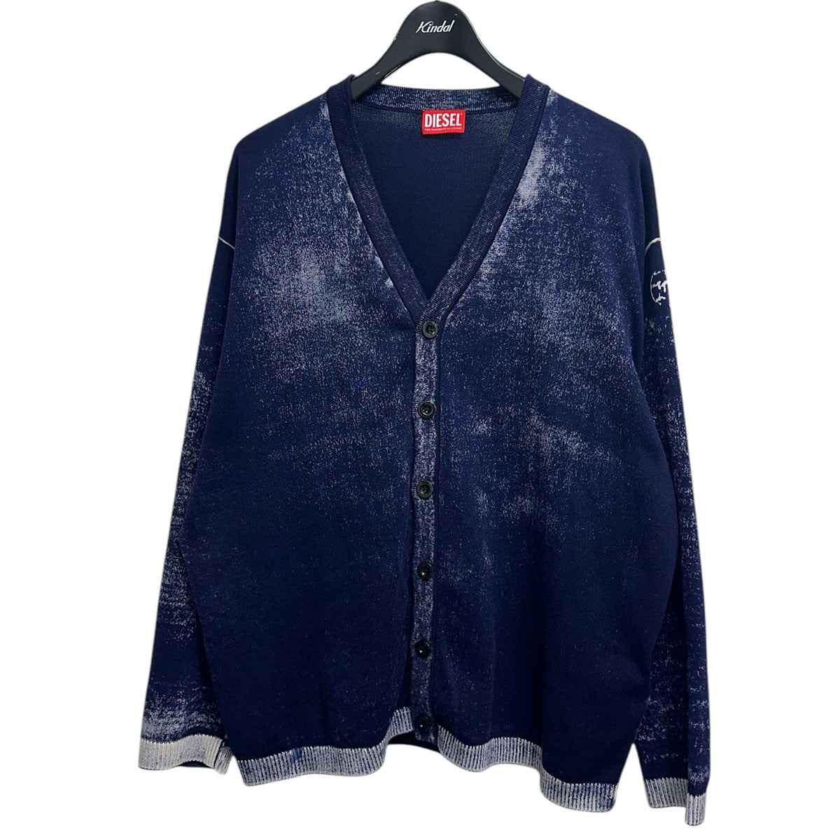 24SSK-LARENCE-CARDIGAN-BオーバルDロゴニットカーディガン