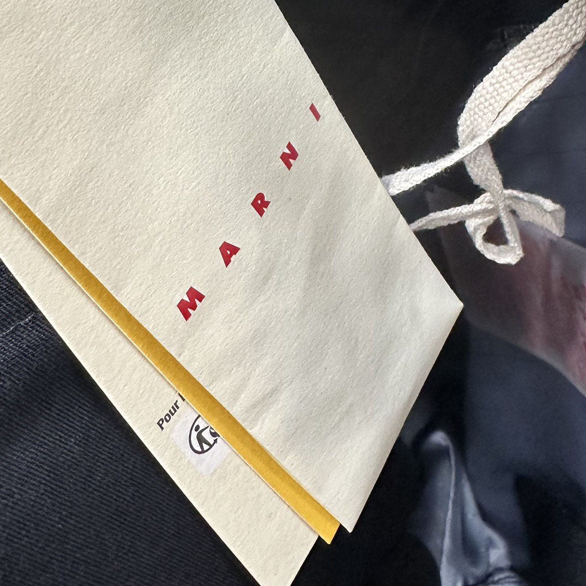 MARNI 24AWロゴ刺繍スラックスPUMU0270SU UTP771 古着・中古-4枚目のアイテム画像