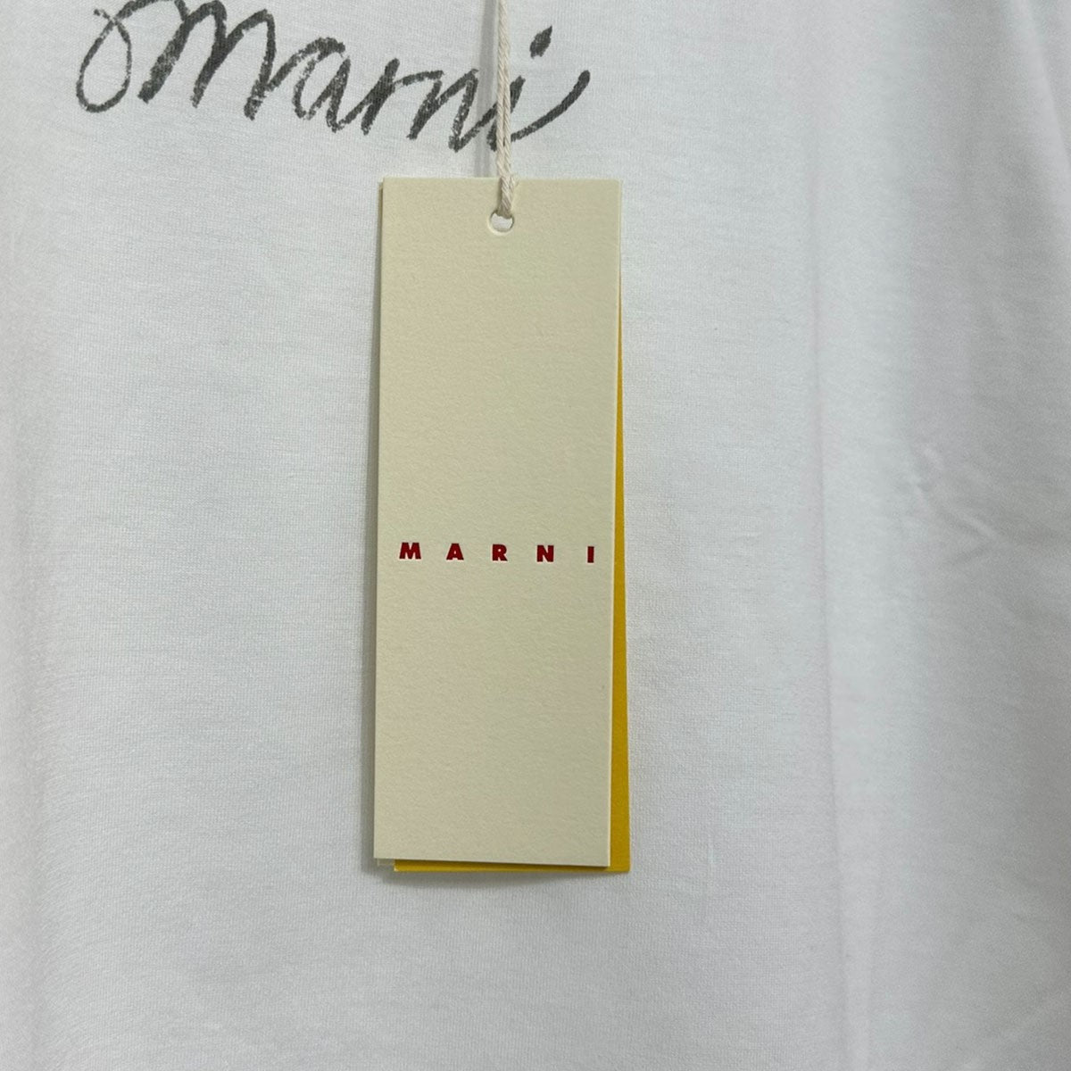 MARNI 24AWロゴプリントロングスリーブTシャツ長袖TシャツHUMU0242P1 USCY12 古着・中古-4枚目のアイテム画像