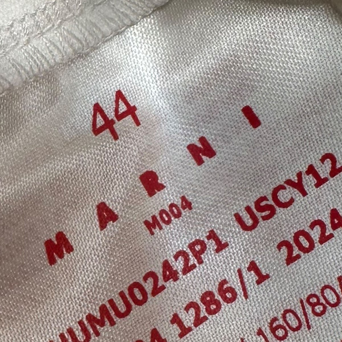 MARNI 24AWロゴプリントロングスリーブTシャツ長袖TシャツHUMU0242P1 USCY12 古着・中古-5枚目のアイテム画像