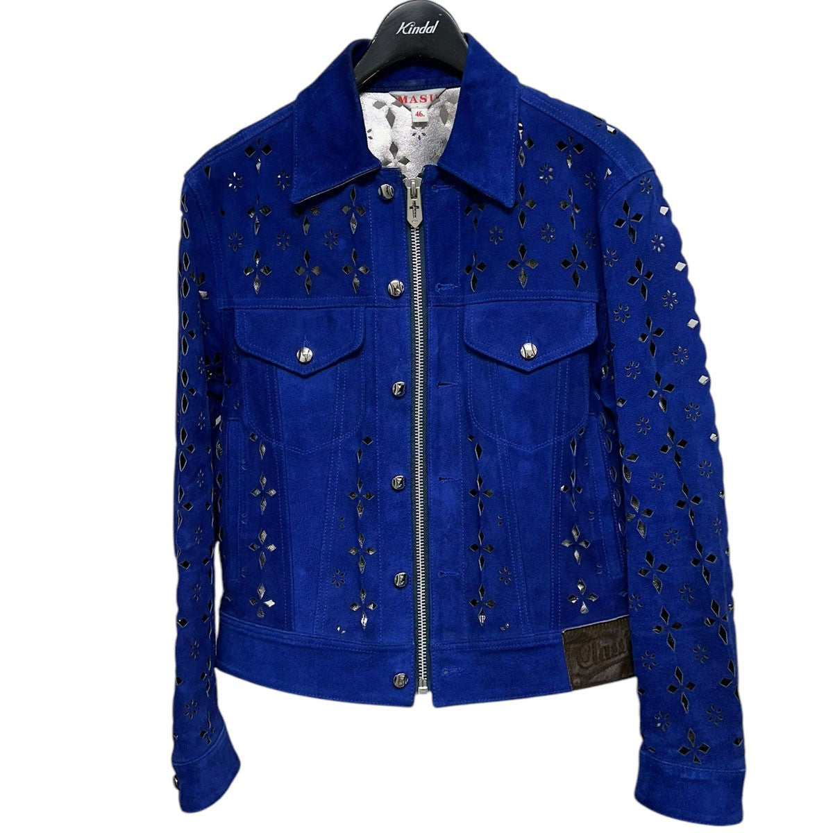 MASU(エムエーエスユー) 23SSDIAMOND-CUT LEATHER JACKET