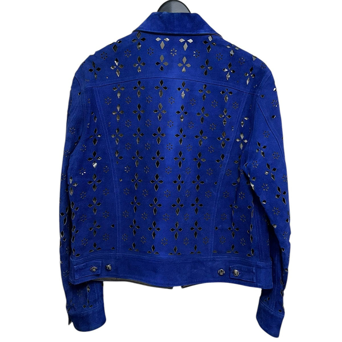 MASU レザージャケット MASU（エムエーエスユー）のFLOWER-CUT LEATHER TRUCKER JACKET