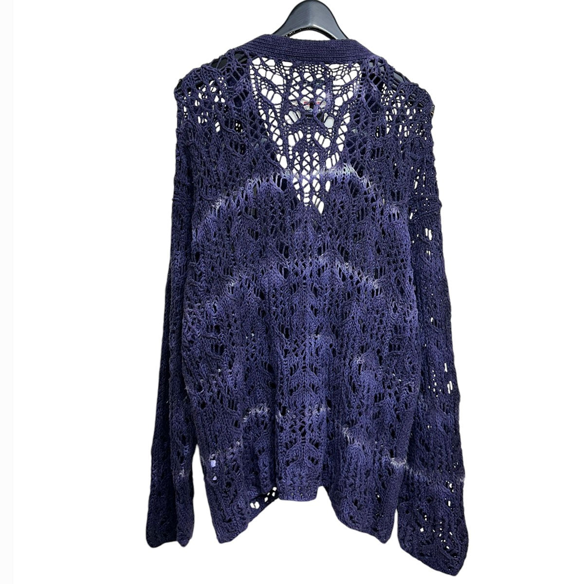 DAIRIKU Flower Children カーディガン グレー DAIRIKU(ダイリク) Flower Pattern Hand Knitting Cardigan