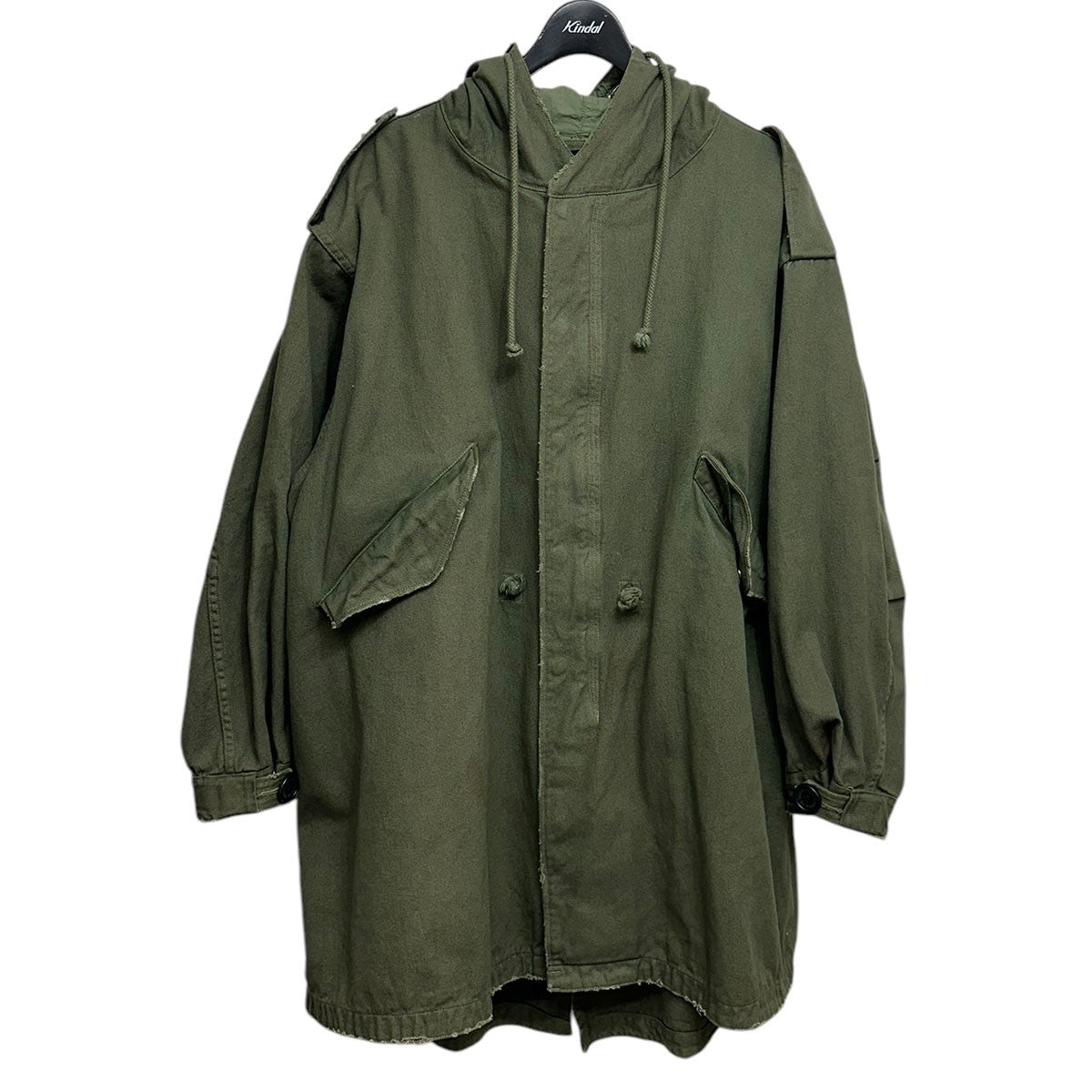 DAIRIKU 22SSJimmy Mods Coatダメージ加工モッズコート22SS O-1 古着・中古-1枚目のアイテム画像