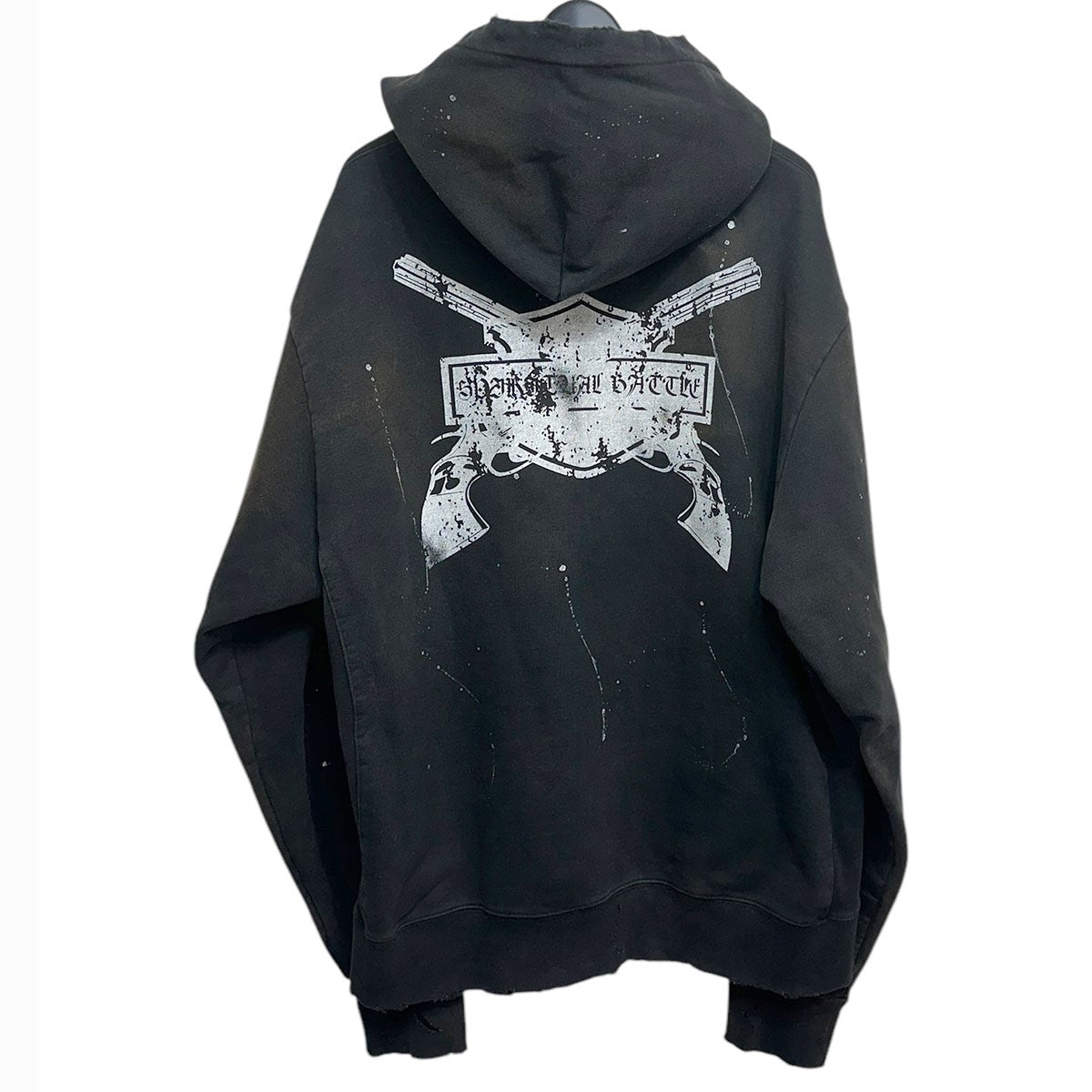 S．B VINTAG HOODIEヴィンテージ加工プルオーバーフーディー スウェットパーカー