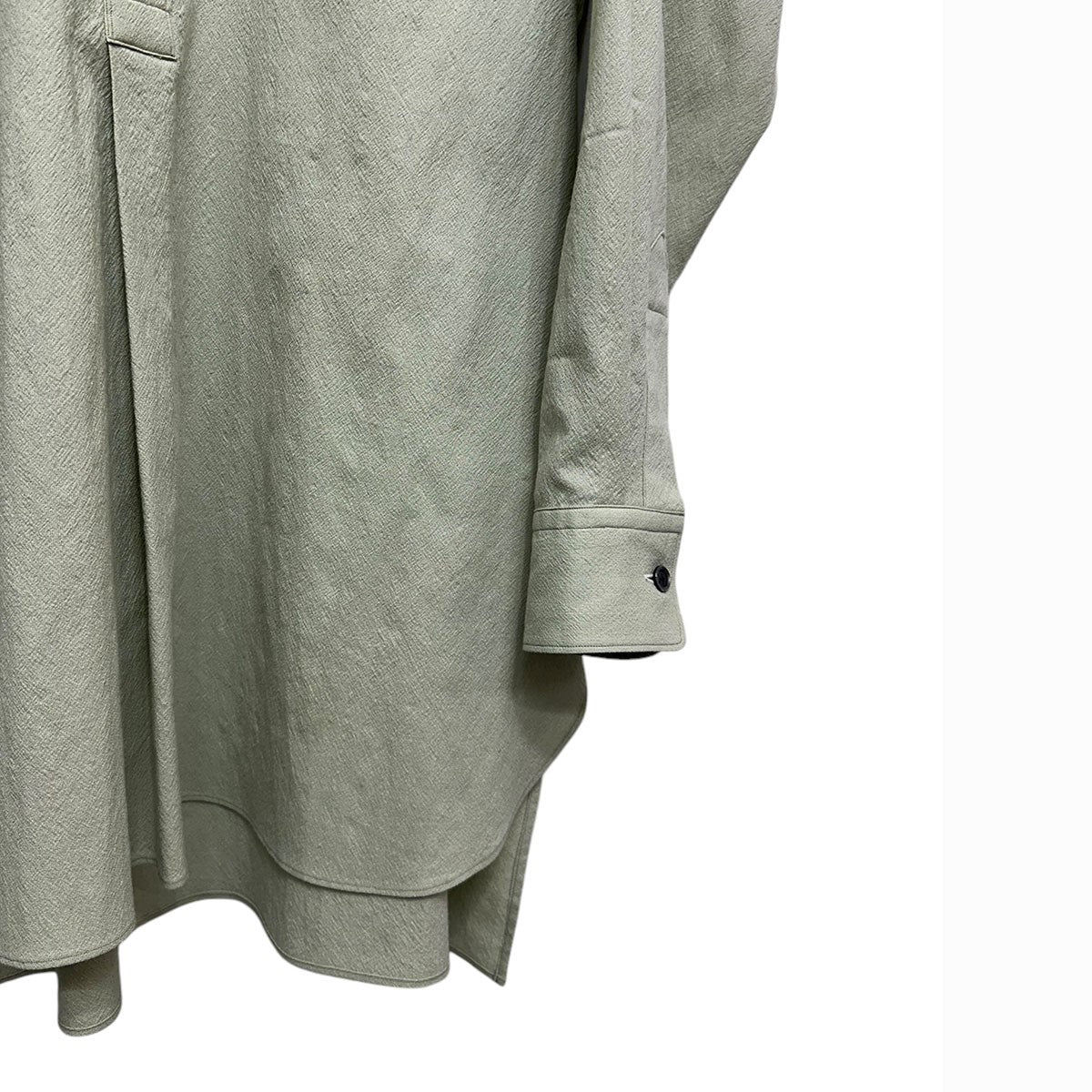 RAKINES Crepe pinhead Pullover long shirtプルオーバーシャツ07S22HN105S 古着・中古-4枚目のアイテム画像