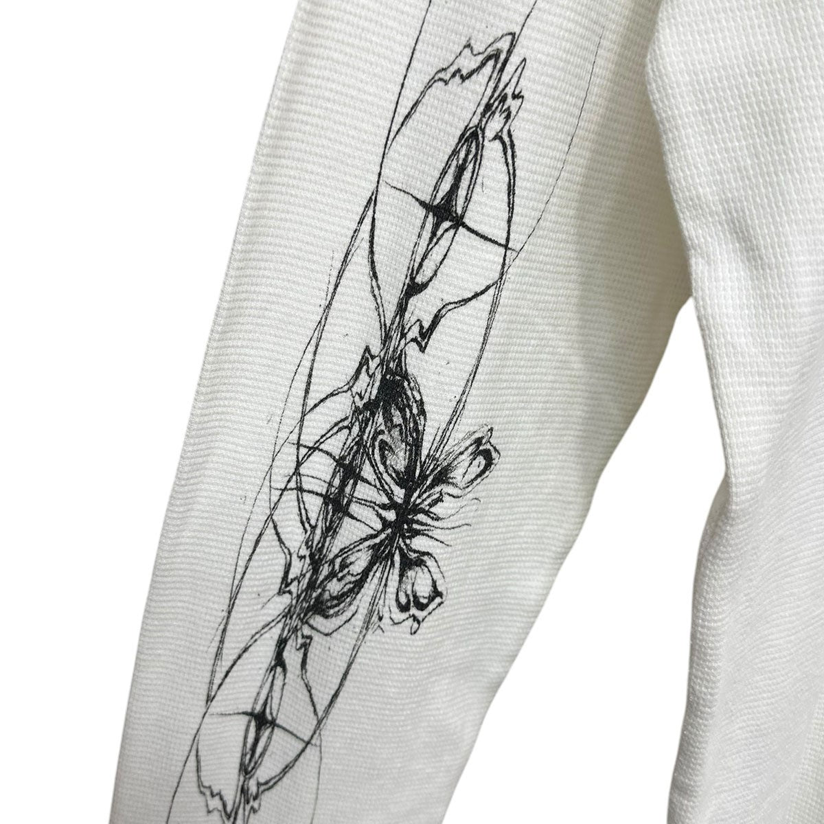 BASKETCASE WAR thermal袖プリントサーマル長袖Tシャツ 古着・中古-4枚目のアイテム画像