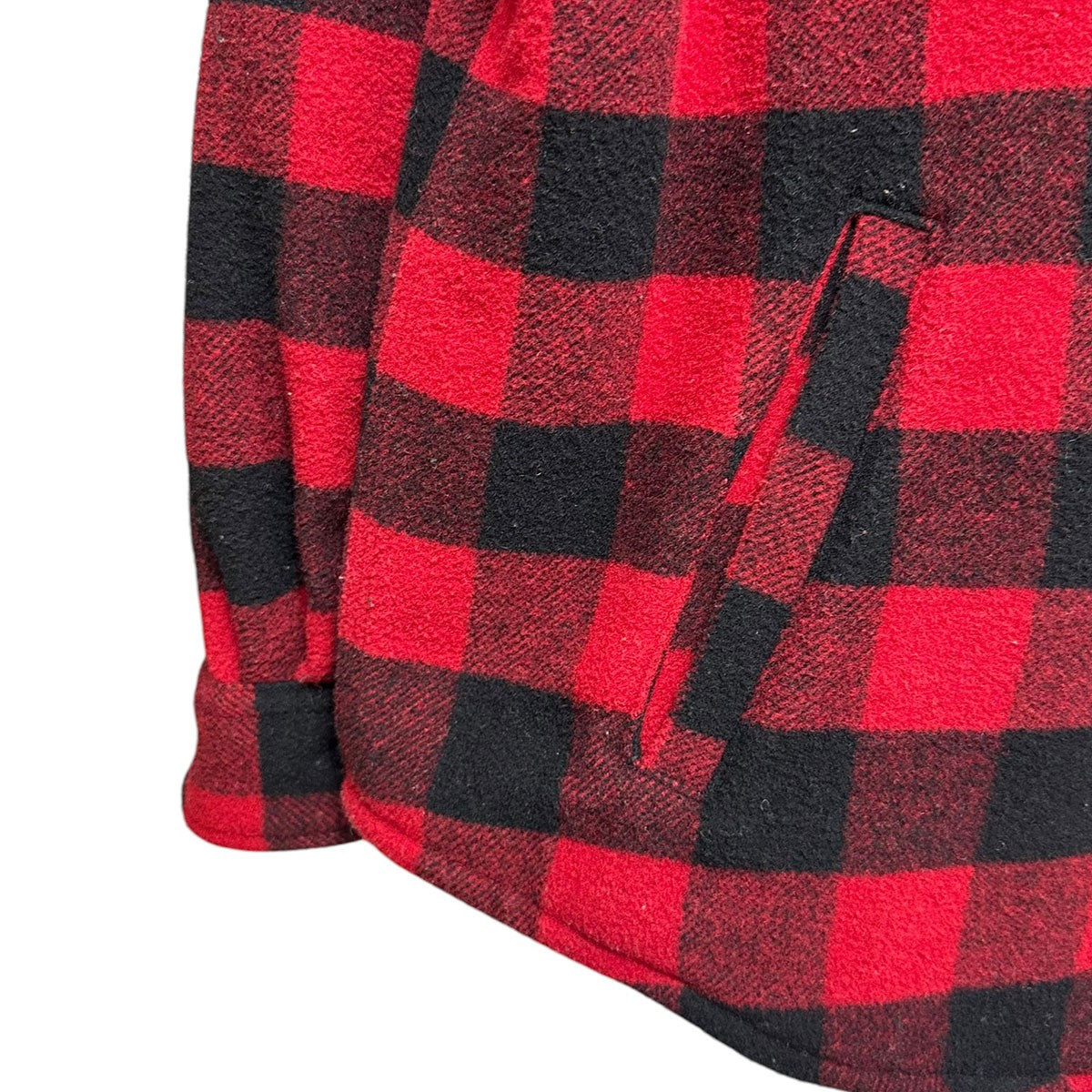 Wool Boa Lined Shirt Jacket裏ボアバッファローチェックシャツジャケット