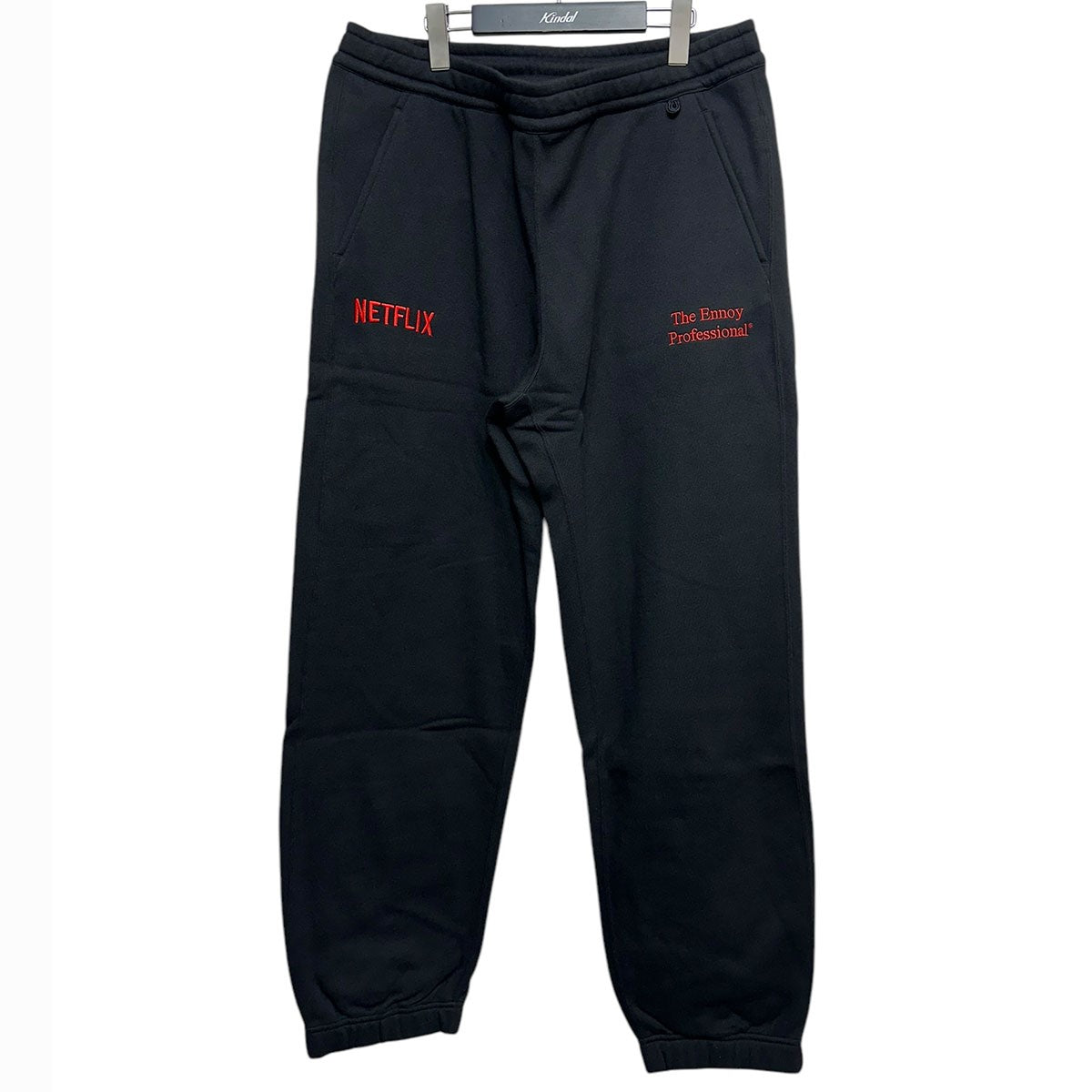 ENNOY スタイリスト私物 NET FLIX SWEAT PANTSネットフリックススウェットパンツAW23BRENPT06NTL 古着・中古-1枚目のアイテム画像