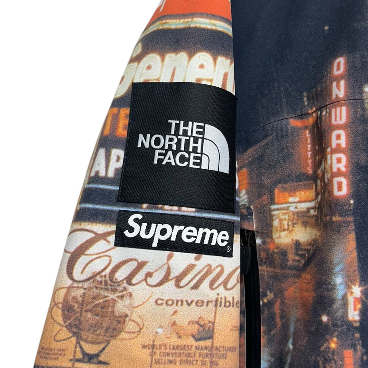 Supreme×THE NORTH FACE 22AWTaped Seam Shell Jacket Times