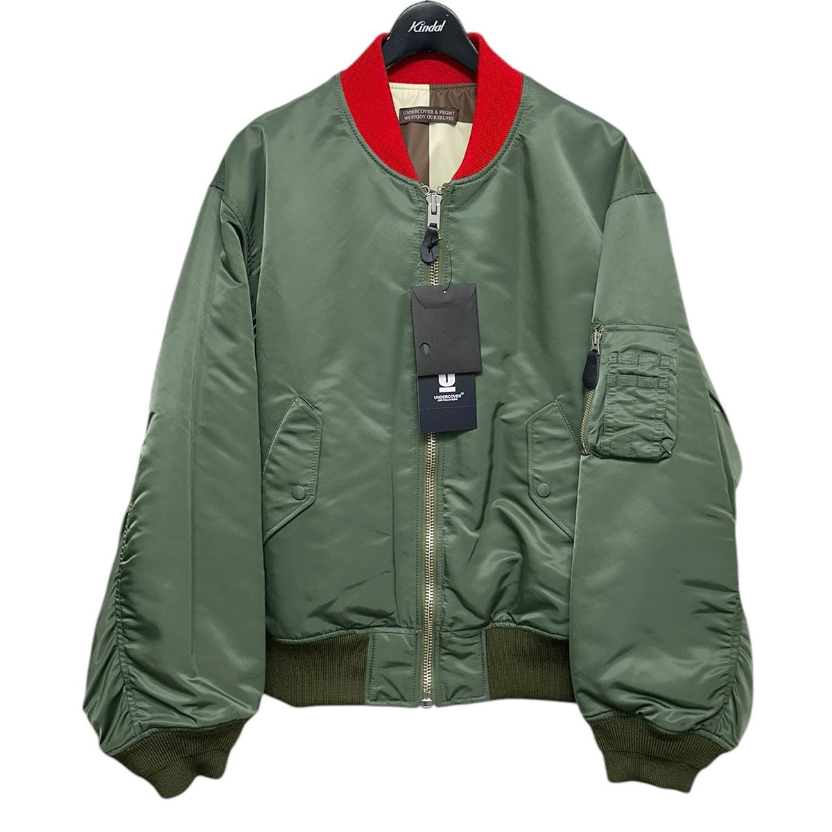 23AWNyツイル裏チェッカーリバーシブルMA-1UC2C9209-1