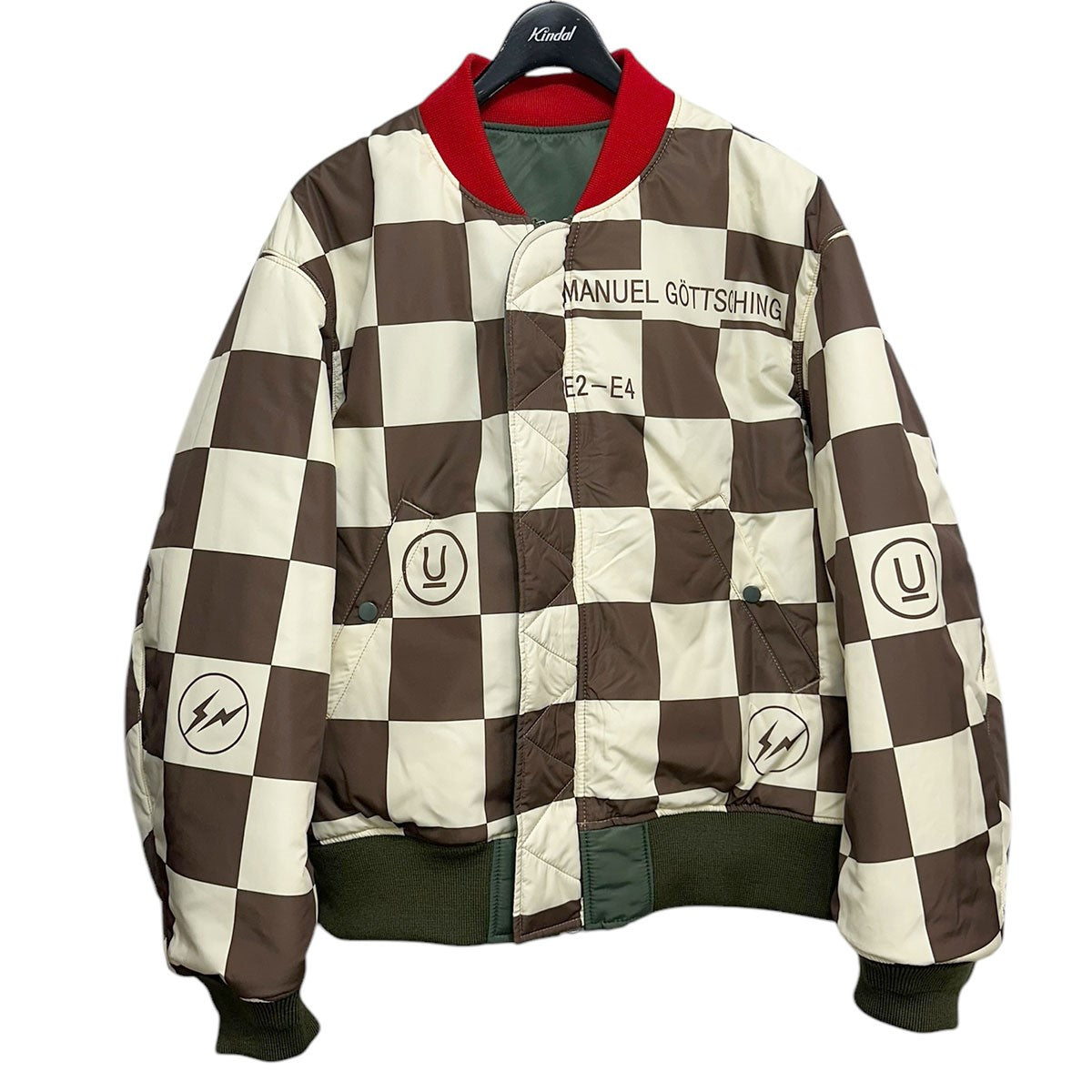 UNDERCOVER×FRAGMENT DESIGN 23AWNyツイル裏チェッカーリバーシブルMA