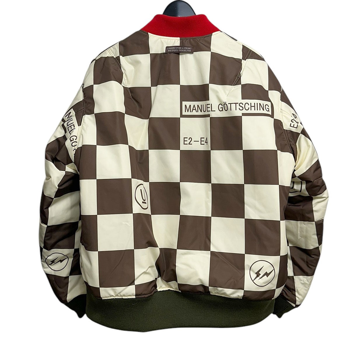 23AWNyツイル裏チェッカーリバーシブルMA-1UC2C9209-1