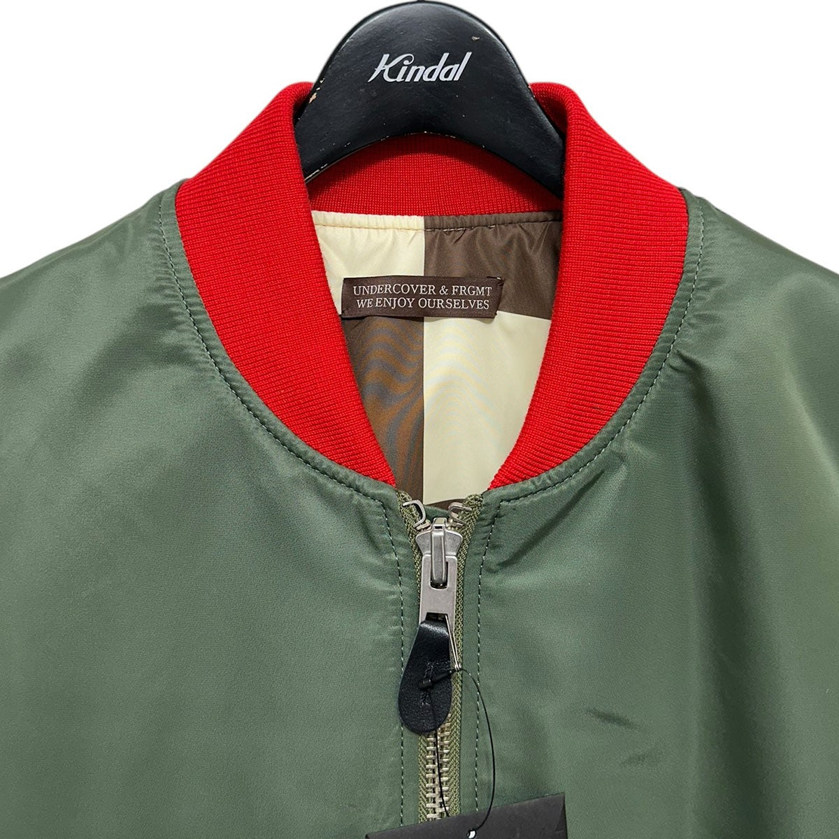 23AWNyツイル裏チェッカーリバーシブルMA-1UC2C9209-1