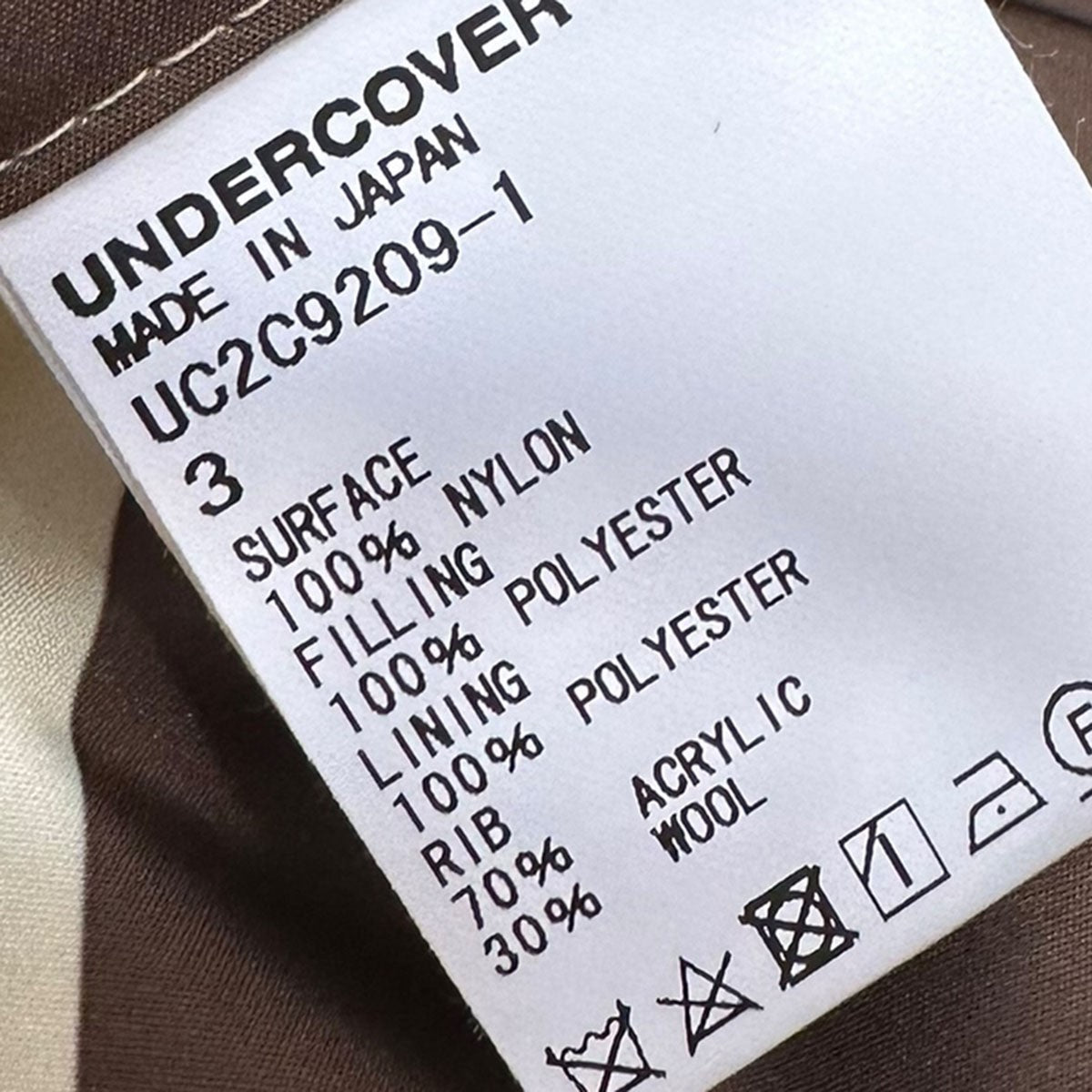 23AWNyツイル裏チェッカーリバーシブルMA-1UC2C9209-1