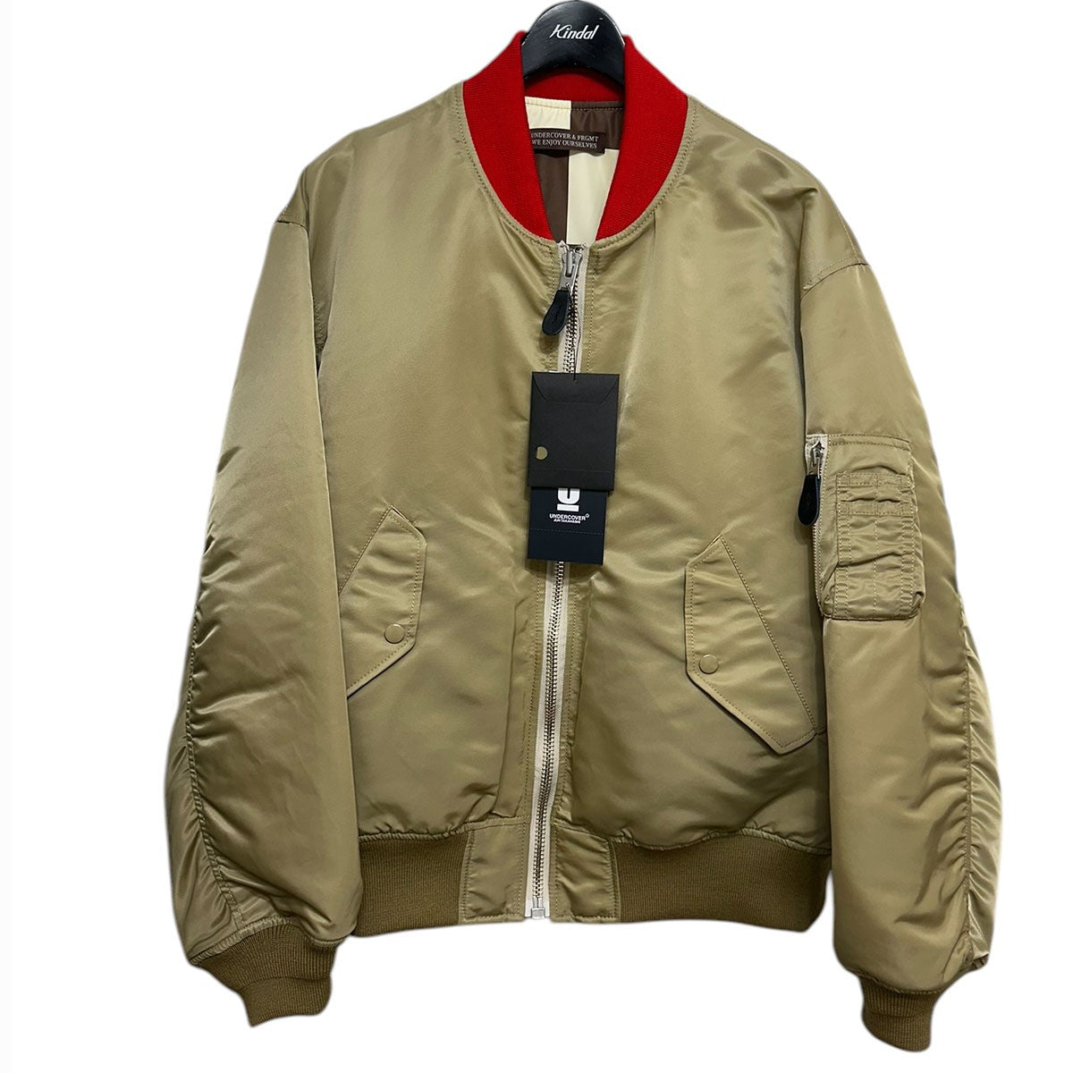 23AWNyツイル裏チェッカーリバーシブルMA-1UC2C9209-1