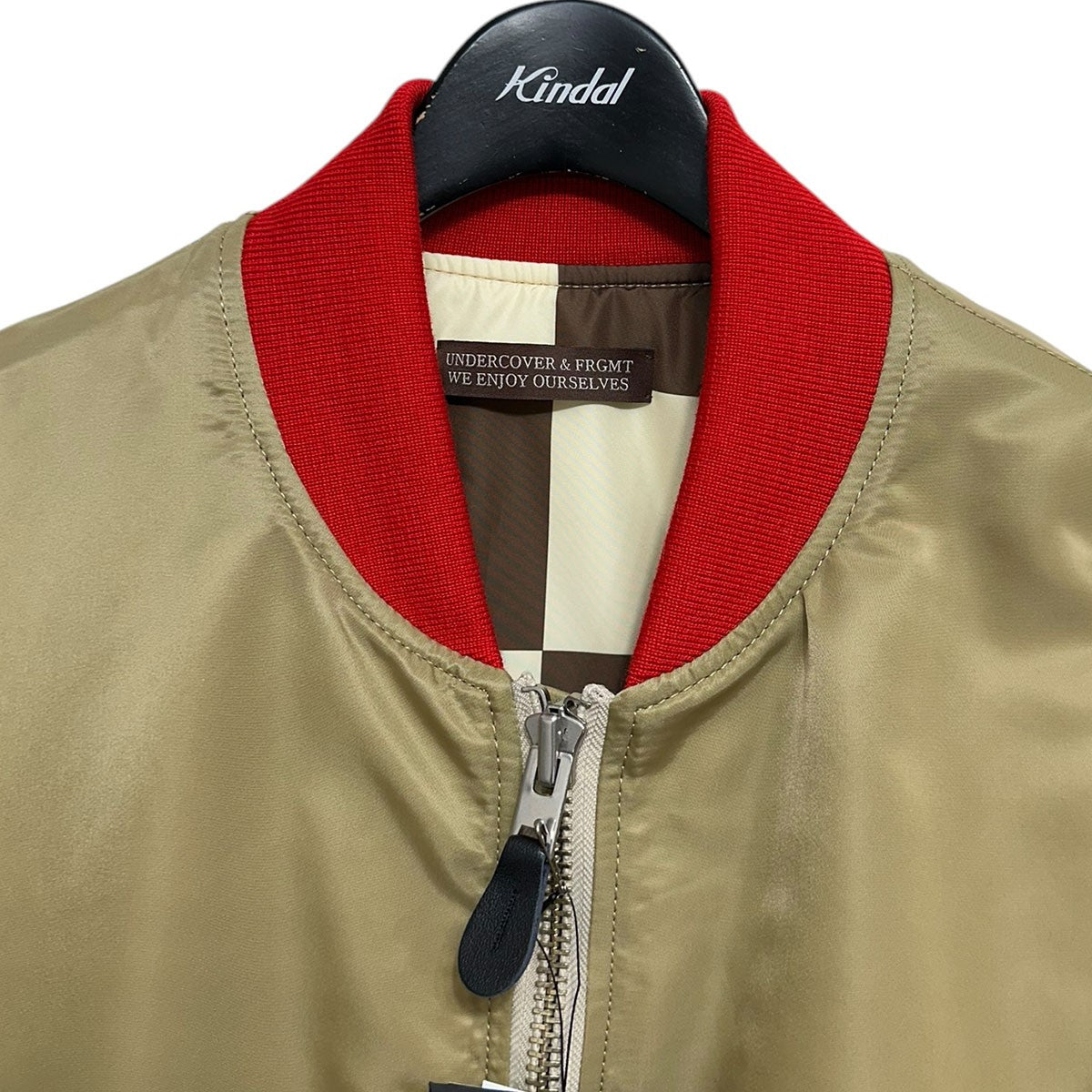 23AWNyツイル裏チェッカーリバーシブルMA-1UC2C9209-1