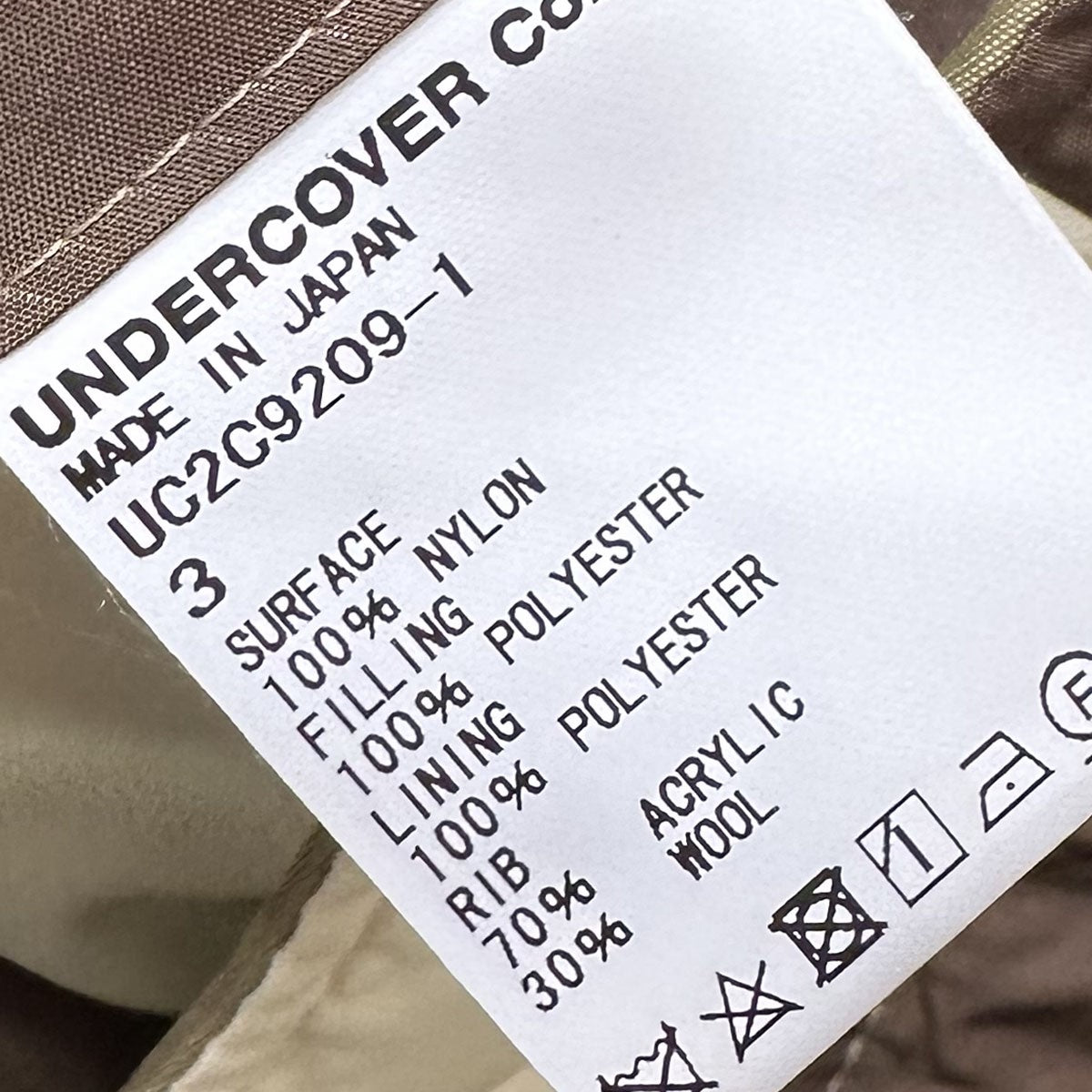 23AWNyツイル裏チェッカーリバーシブルMA-1UC2C9209-1