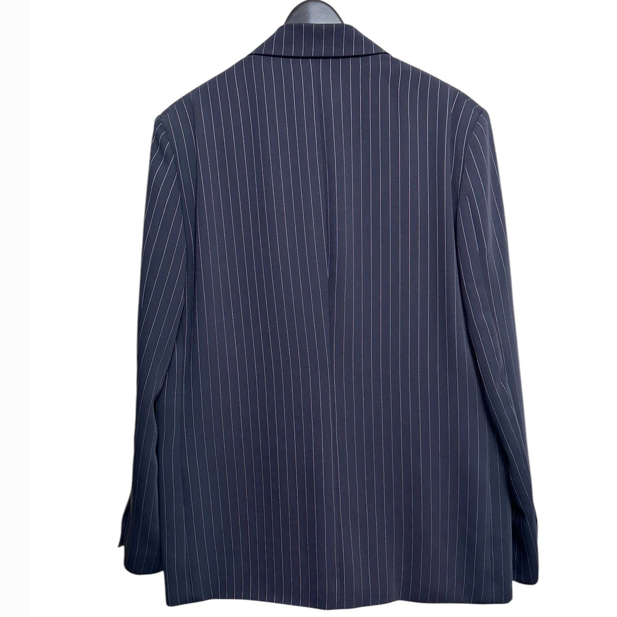CULLNI 24AWStripe Double Satin Zip Pocket Tailored Jacketストライプダブルサテンジップポケットテイラードジャケット24-AW-028ST 古着・中古-2枚目のアイテム画像