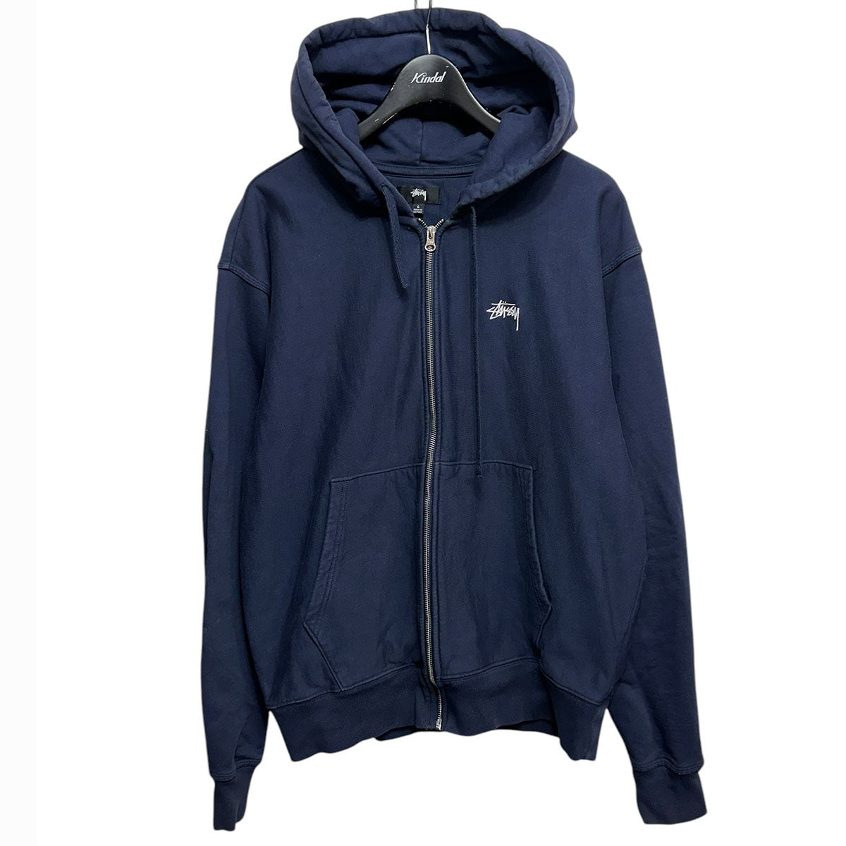 stussy Stock Logo full zip hoodieストックロゴジップフーディー パーカーSU22 118471 古着・中古-1枚目のアイテム画像