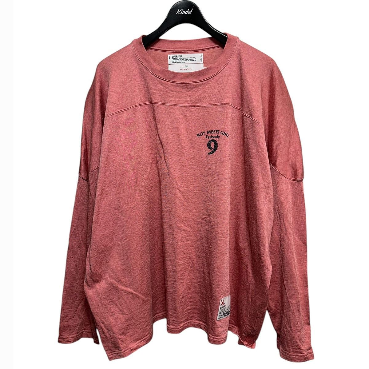 DAIRIKU(ダイリク) 22SSEpisode 9 Vintage Football Tee DAIRIKU(ダイリク) 22SSEpisode 9 Vintage Football Tee