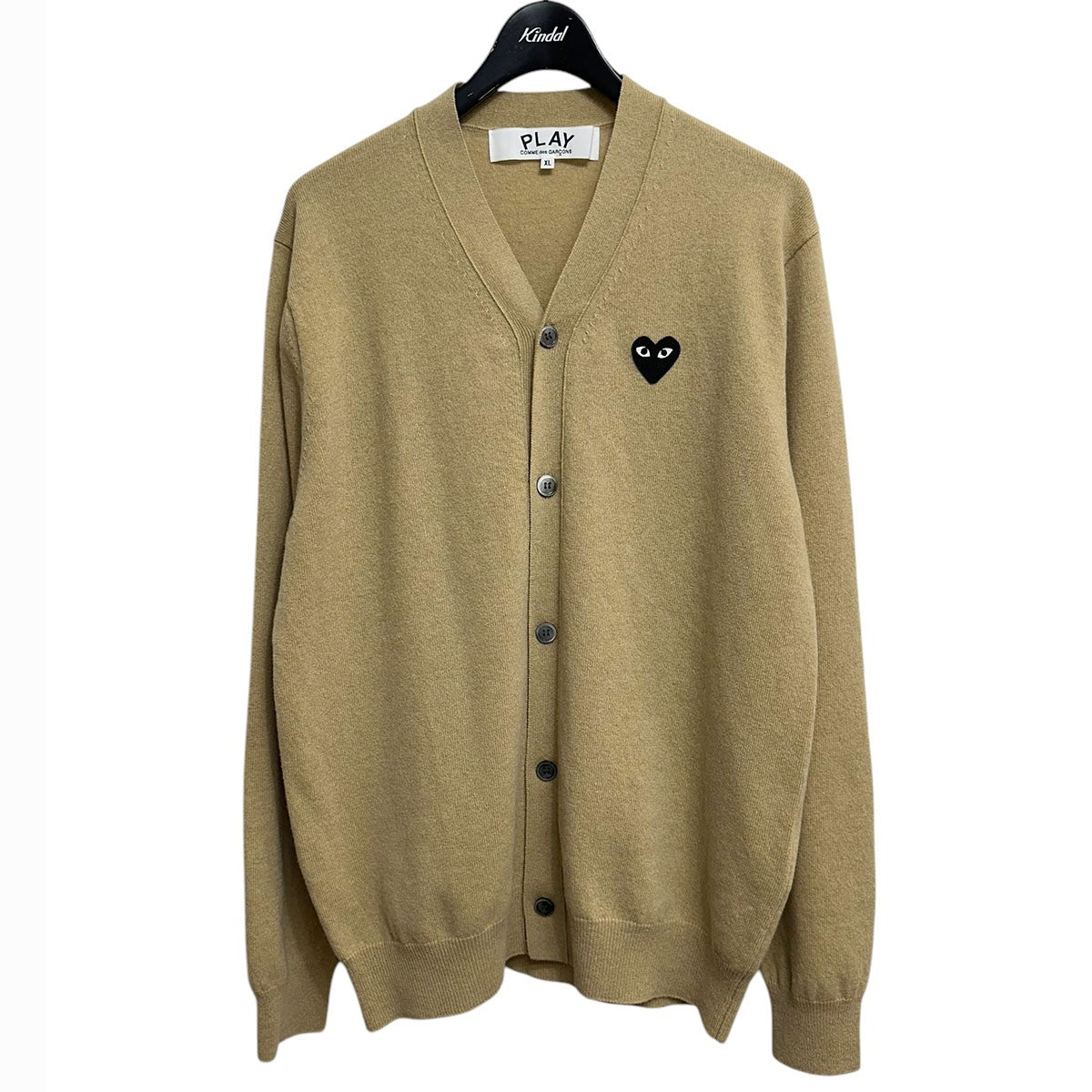 24AWBLACK HEART V-NECK CARDIGANブラックハートVネックカーディガンAX-N024