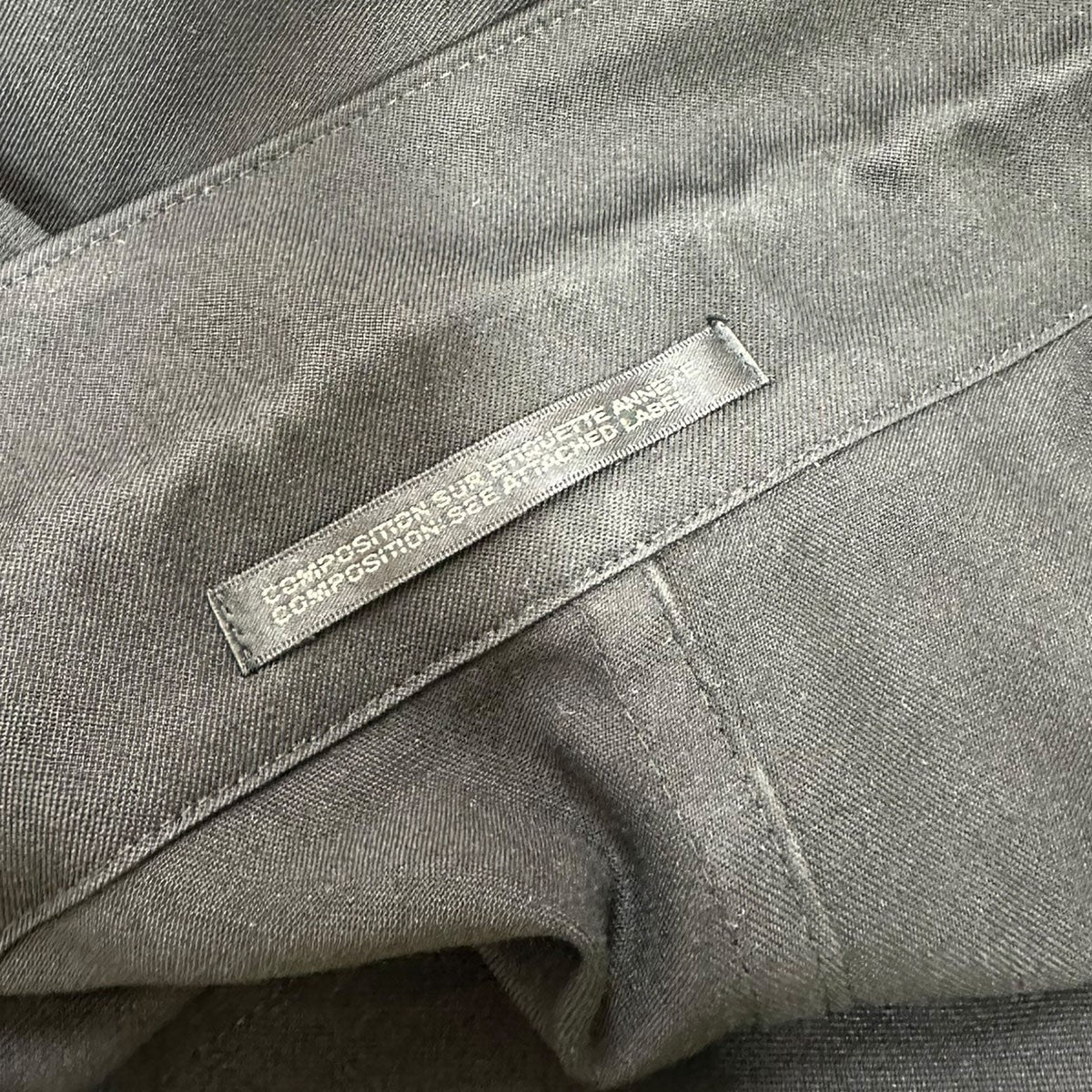 Yohji Yamamoto pour homme(ヨウジヤマモトプールオム) 24SSGABARDINE