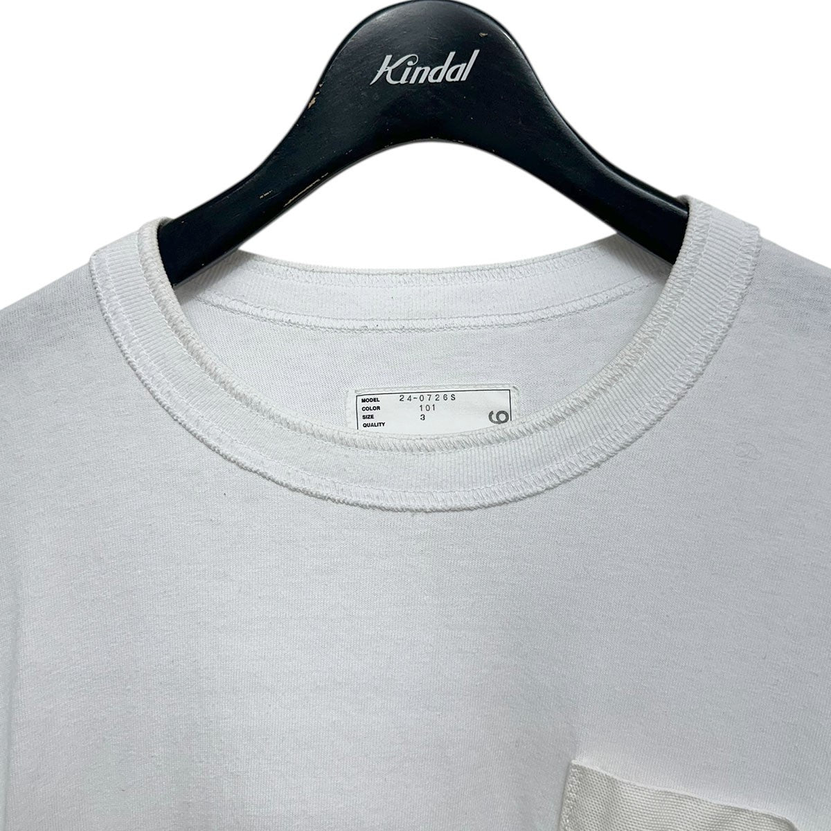 sacai×carhartt WIP L／S T-ShirtダブルネームロングスリーブTシャツ24-0726S 古着・中古-3枚目のアイテム画像
