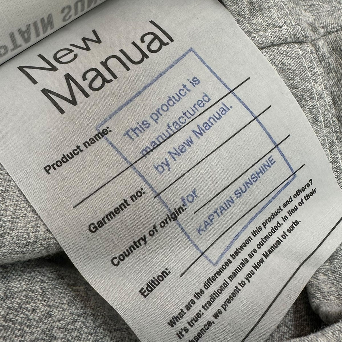 KAPTAIN SUNSHINE×New Manual West Coast TeeウエストコーストTシャツ