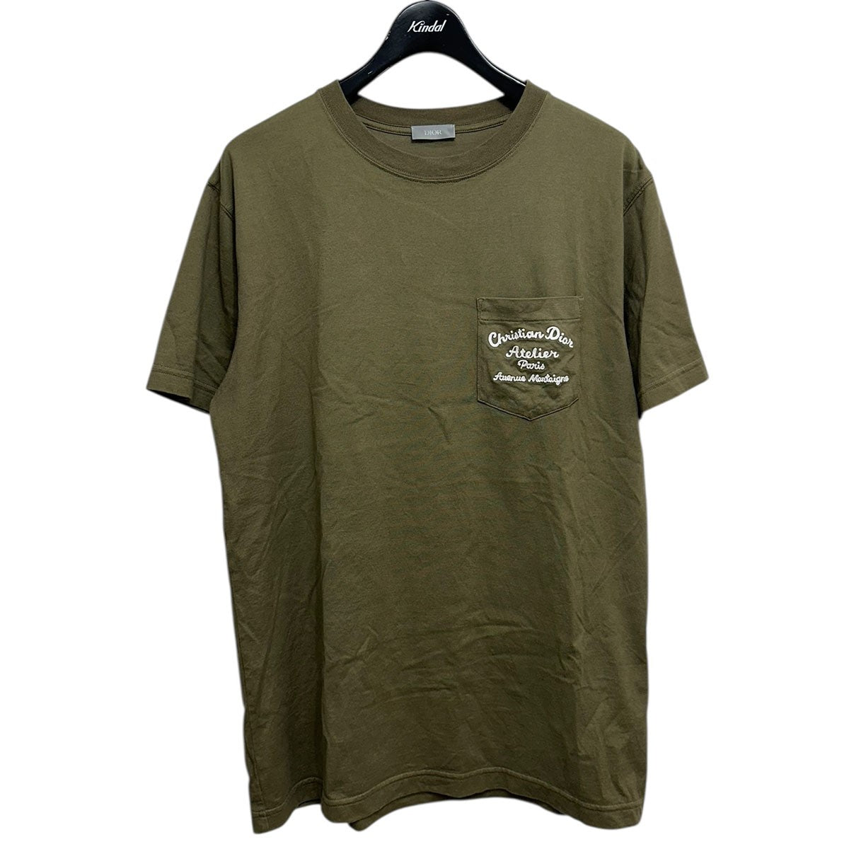 Dior Homme ATELIER 刺繍胸ポケットTシャツ293J645A0677 古着・中古-1枚目のアイテム画像