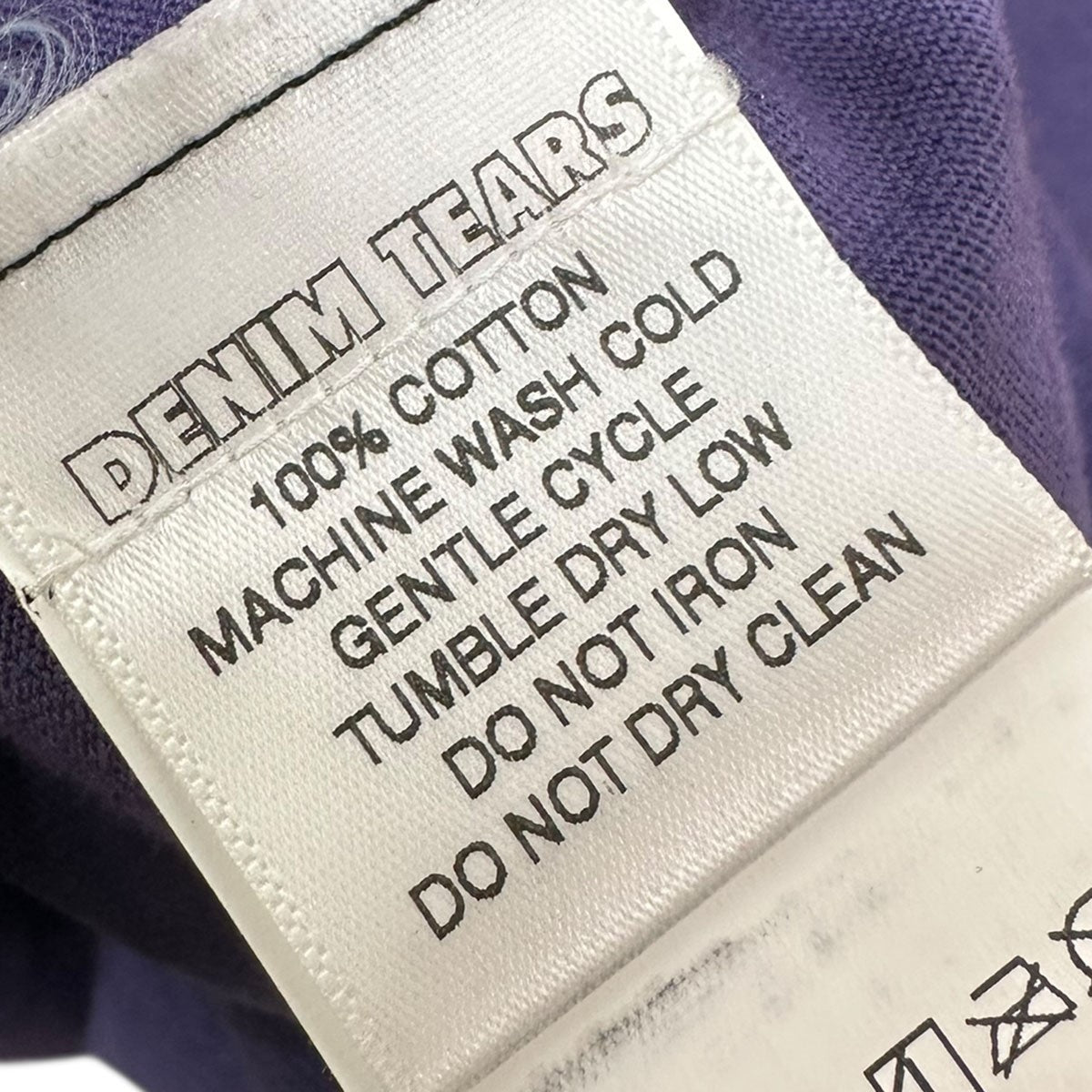 DENIM TEARS デニムティアーズ / ADG Tee Denim Tears(デニムティアーズ) ADG TeeロゴプリントTシャツ
