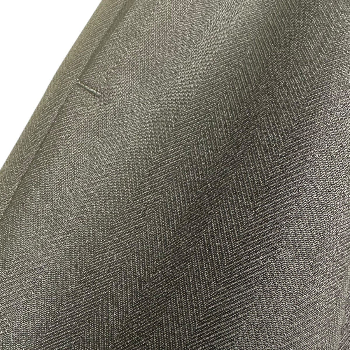 NEAT NEAT HOUSEセミオーダー品 Taylor ＆ Lodge生地ICE MOHAIR TWILL 2タックトラウザーウールモヘヤパンツ 古着・中古-4枚目のアイテム画像
