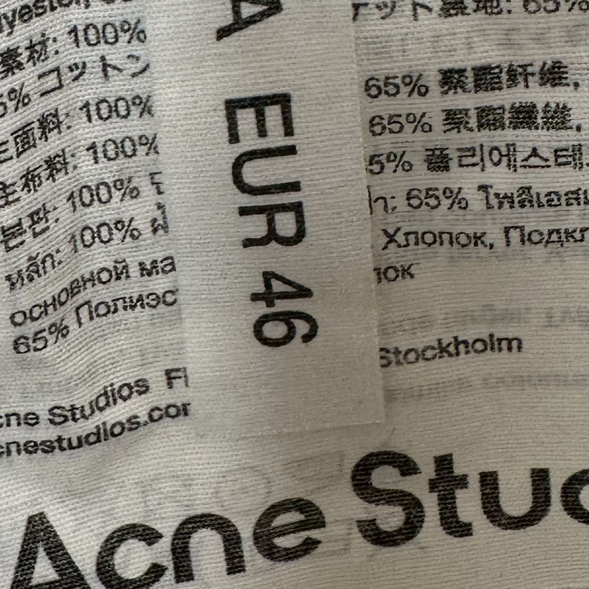 関税込◇*Acne Studios*トロンプルイユデニム風 プリント パンツ 国内発】ACNE STUDIOS 2023 トロンプルイユプリント ジーンズ
