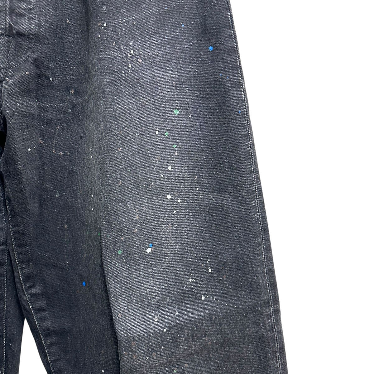 ssstein 24SSVINTAGE REPRODUCTION SPLASHED DENIM JEANSヴィンテージリプロダクションスプラッシュデニムジーンズST.935 古着・中古-4枚目のアイテム画像