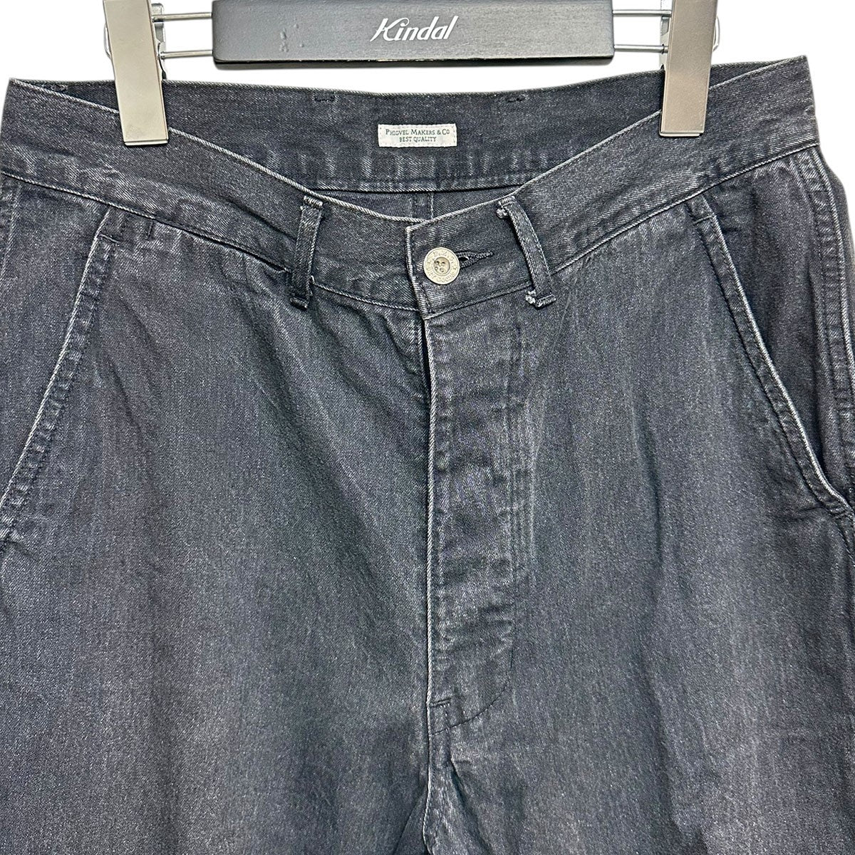 PHIGVEL MAKERS Mil Trousers Fade BlackデニムパンツPMAM-PT11 古着・中古-3枚目のアイテム画像