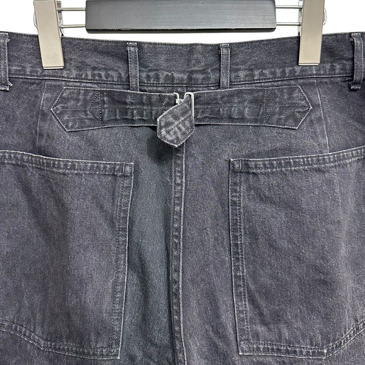 PHIGVEL MAKERS(フィグベルメイクス) Mil Trousers Fade Blackデニム