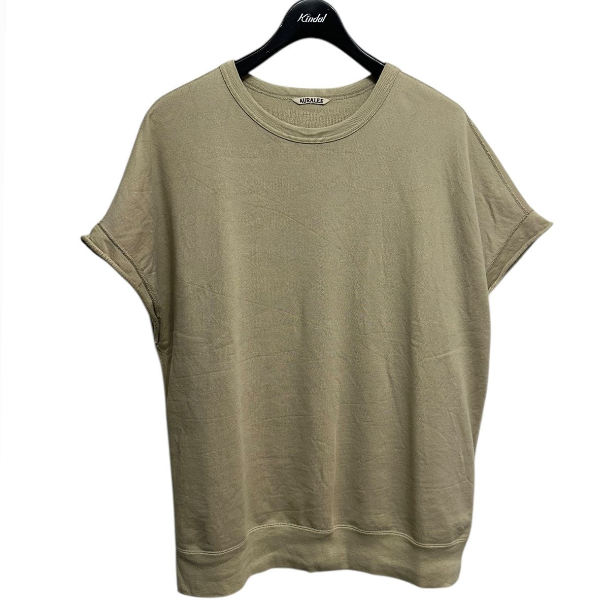 オーラリー AURALEE SUPER SOFT SWEAT BIG SLEEVELESS ノースリーブTシャツ A9SP06GU GRAYBEIGE AURALEE(オーラリー) SUPER SOFT SWEAT BIG SLEEVELESS