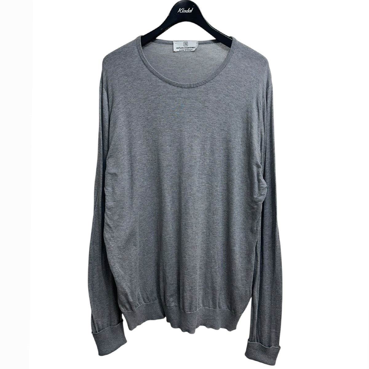 【新品】JOHN SMEDLEY×uniform experiment ニット uniform experiment×JOHN SMEDLEY COTTON CREWNECK KNITコットン