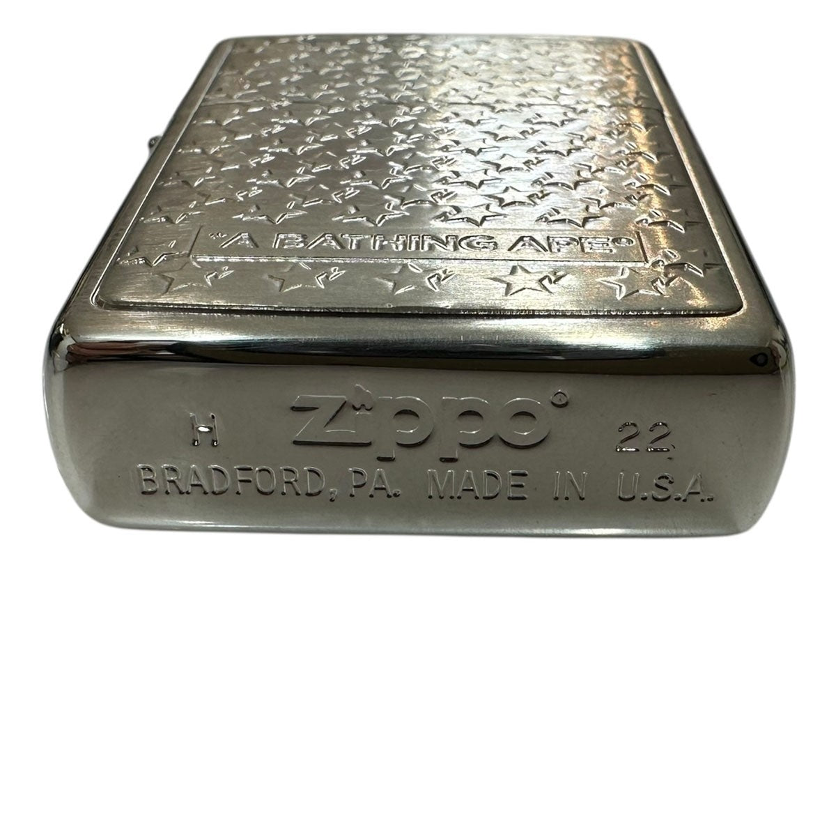 A BATHING APE(アベイシングエイプ) STA PATTERN ZIPPO LIGHTER