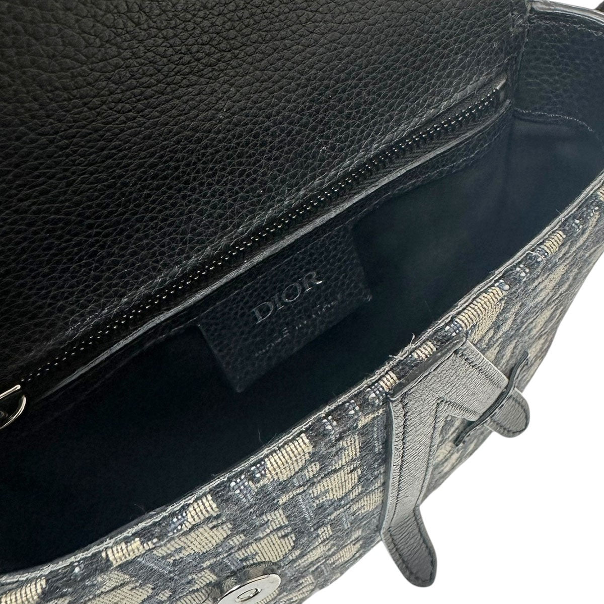 Saddle Rectangular Crossbody Pouch Oblique Canvasオブリーグジャガードショルダーバッグ21-BO-0220