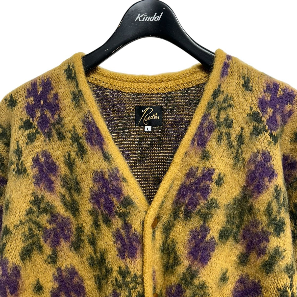 Needles(ニードルズ) 23AWMohair Cardigan - Flowerモヘヤカーディガン