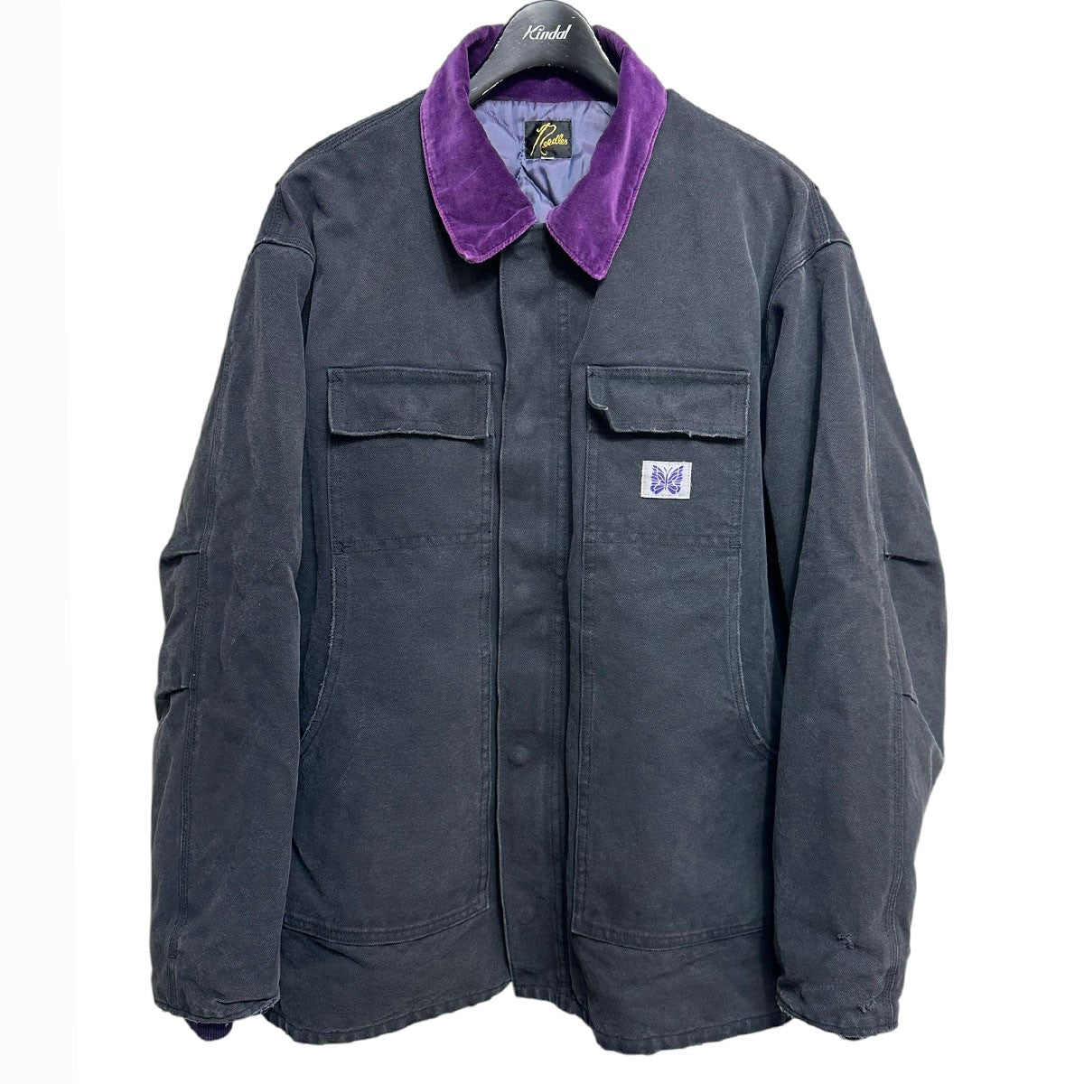 ニードルズ 18AW コットンレーヨンサテンファーカラースポーツジャケット Printstar ジャケット レディース ユニセックススウェット 無地