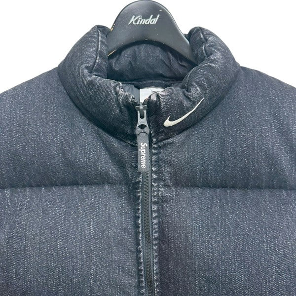 Supreme x Nike Denim Puffer Vest "Black supreme × Nike Denim Puffer Vest Black