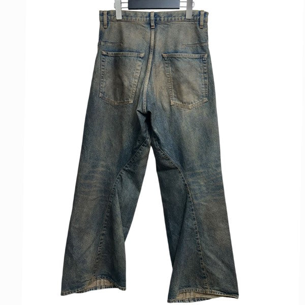 パンツ nvrfrgt 3D Twisted Wide Leg Jeans 3D TWISTED WIDE LEG JEANS（デニムパンツ）｜NVRFRGT（ネヴァー