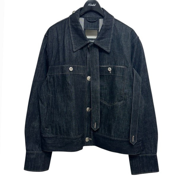 NULLUS(ヌル) デニムジャケットNUSS24JAC004-BLK NUSS24JAC004-BLK