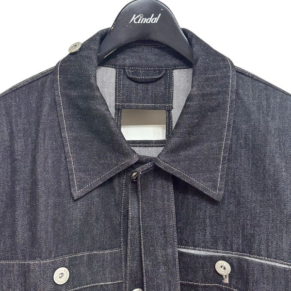 NULLUS(ヌル) デニムジャケットNUSS24JAC004-BLK NUSS24JAC004-BLK