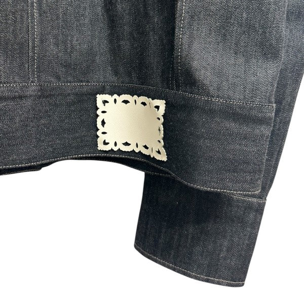 NULLUS(ヌル) デニムジャケットNUSS24JAC004-BLK NUSS24JAC004-BLK