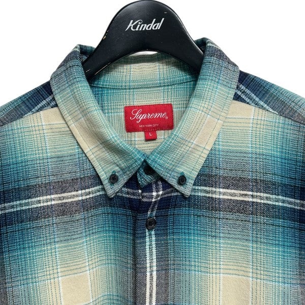 Supreme 23SSShadow Plaod Flannel Shirtシャドーチェックフランネルシャツ 古着・中古-3枚目のアイテム画像