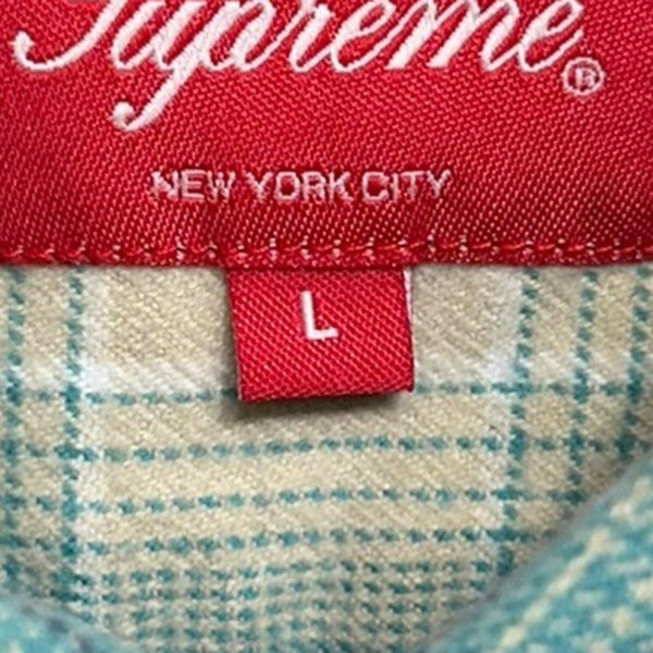 Supreme 23SSShadow Plaod Flannel Shirtシャドーチェックフランネルシャツ 古着・中古-5枚目のアイテム画像