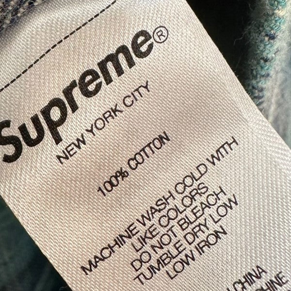 Supreme 23SSShadow Plaod Flannel Shirtシャドーチェックフランネルシャツ 古着・中古-6枚目のアイテム画像